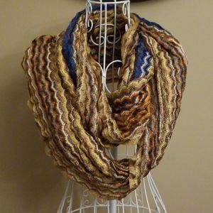 $5 ITEM. Shimmery Infinity Scarf. MUST BUNDLE WITH TWO OTHER ITEMS